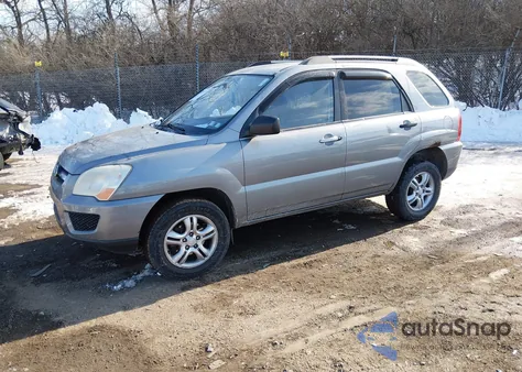 2010 Kia Sportage Lx V6 из США, поврежденный, VIN KNDKGCA3XA7706626